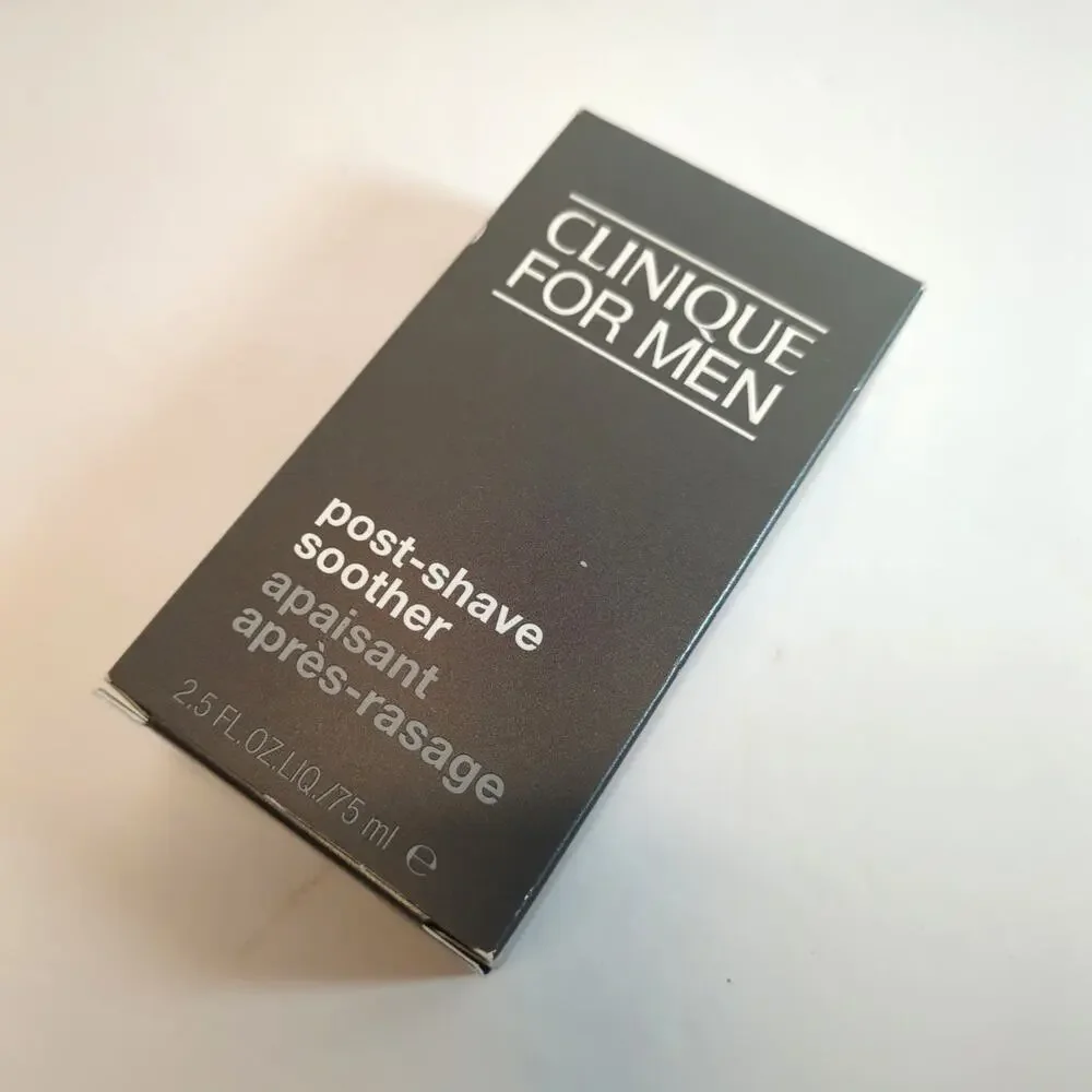 CLINIQUE FOR MEN POST SHAVE SOOTHER FULL SIZE 2.5 fl oz 75ml‎ New In Box Sealed